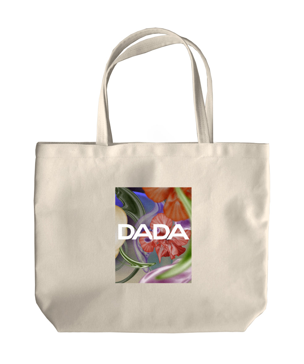 DADA LOGO ORGANIC TOTE (Red)