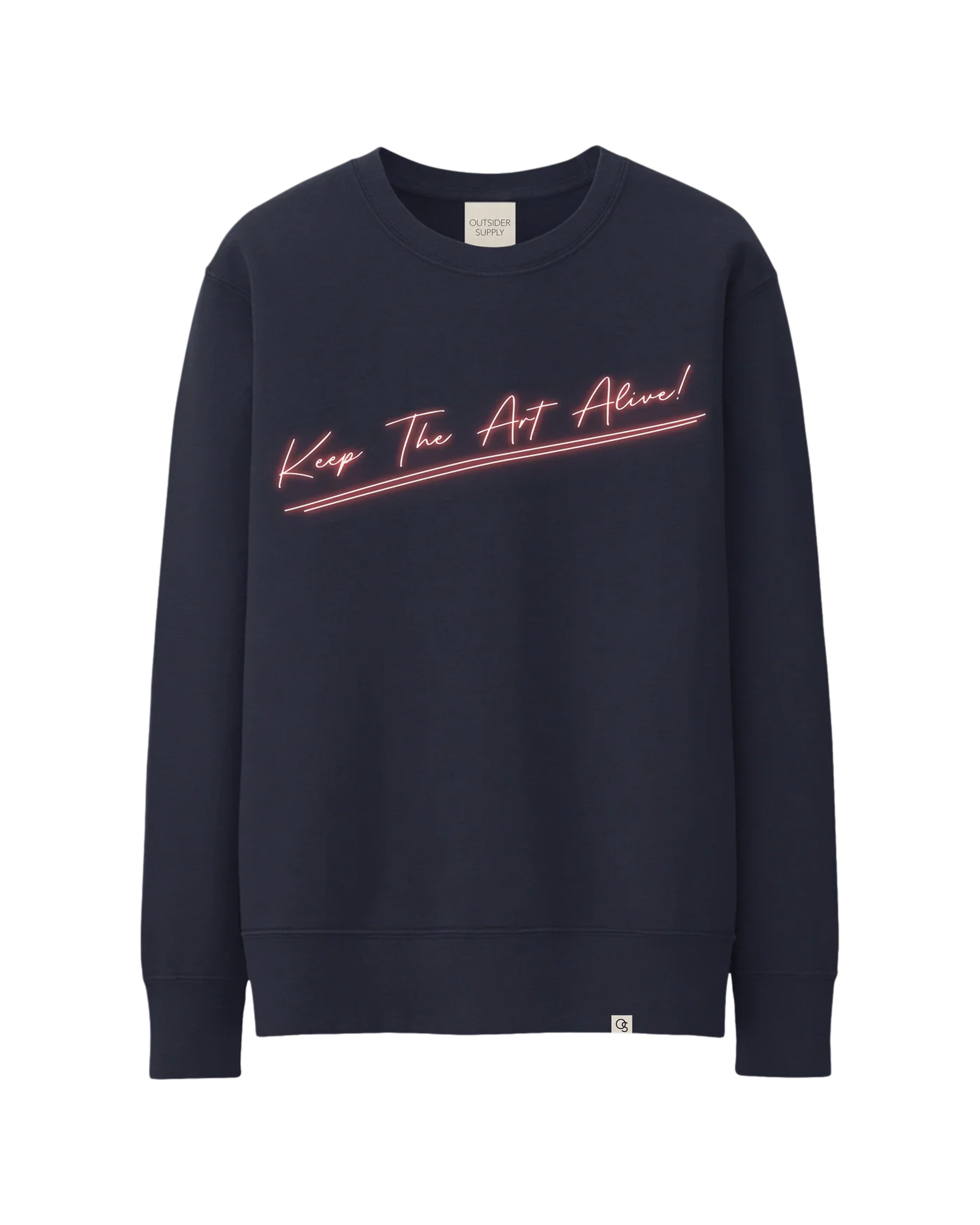 Pull ras du cou ultra-épais et fluo Keep The Art Alive
